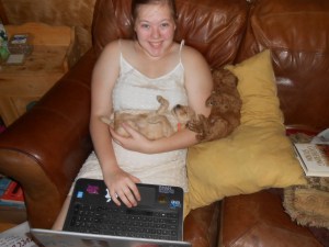 first camera photos with puppies 021